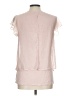 A. Byer 100% Polyester Pink Short Sleeve Blouse Size L - photo 2