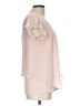 A. Byer 100% Polyester Pink Short Sleeve Blouse Size L - photo 4