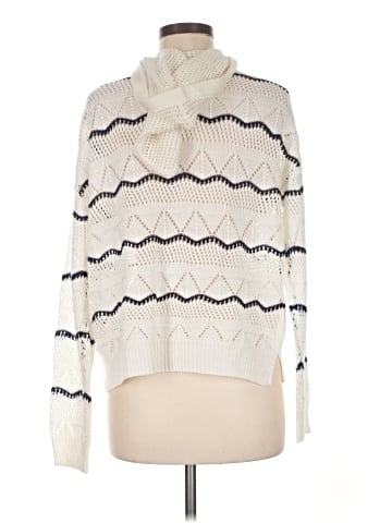 Hem & Thread Pullover Sweater (view 2)