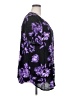 Roaman's 100% Rayon Purple Short Sleeve Blouse Size 18W - photo 4