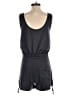 Blanc Noir Solid Black Romper Size M - photo 2