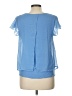 A. Byer 100% Polyester Blue Short Sleeve Blouse Size L - photo 2