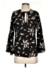 Veronica M. Black 3/4 Sleeve Blouse Size XS - photo 1