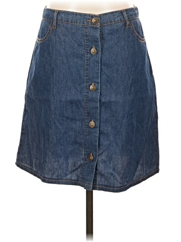 ABS Allen Schwartz Denim Skirt (view 1)