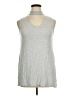 Cupio Silver Sleeveless Top Size XL - photo 1