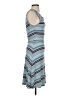 Max Studio Stripes Blue Casual Dress Size S - photo 4