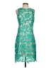 Trulli Teal Cocktail Dress Size 4 - photo 1