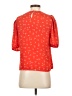 Elodie 100% Polyester Orange Short Sleeve Blouse Size S - photo 2