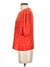 Elodie 100% Polyester Orange Short Sleeve Blouse Size S - photo 5