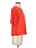 Elodie 100% Polyester Orange Short Sleeve Blouse Size S - photo 4