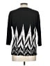 Valentina 100% Polyester Silver 3/4 Sleeve Top Size L - photo 2