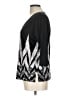 Valentina 100% Polyester Silver 3/4 Sleeve Top Size L - photo 5
