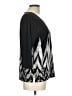 Valentina 100% Polyester Silver 3/4 Sleeve Top Size L - photo 4