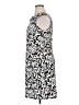 MSK Graphic Silver Cocktail Dress Size 16 - photo 5