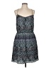 BCBGeneration Print Blue Casual Dress Size L - photo 1