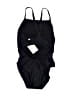 Speedo Solid Black One Piece Swimsuit Size 12 - photo 2