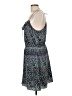 BCBGeneration Print Blue Casual Dress Size L - photo 5