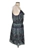 BCBGeneration Print Blue Casual Dress Size L - photo 4
