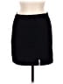 C'est Toi Solid Black Casual Skirt Size M - photo 1