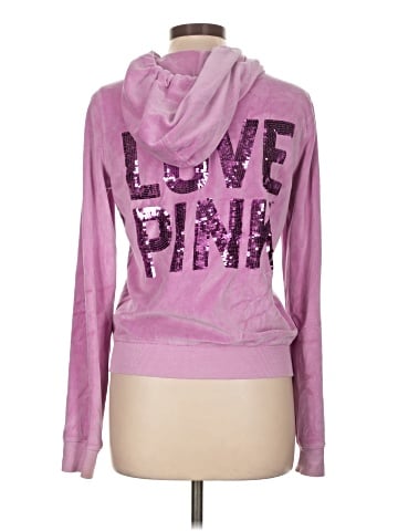 Victoria's Secret Pink Zip Up Hoodie (view 2)