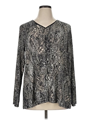 Susan Graver Long Sleeve Blouse (view 1)