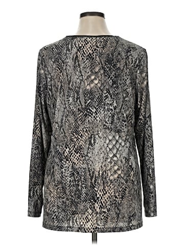 Susan Graver Long Sleeve Blouse (view 2)