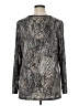 Susan Graver Gray Long Sleeve Blouse Size XL - photo 2