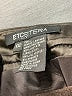 Etcetera 100% Leather Solid Brown Black Leather Skirt Size 2 - photo 4