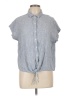 Weatherproof Blue Short Sleeve Button-Down Shirt Size L - photo 1