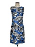 Alyx Print Blue Cocktail Dress Size 4 - photo 1