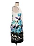 Connected Apparel Graphic Ivory Cocktail Dress Size 16 - photo 4