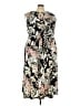 Kasper Floral Black Casual Dress Size 22 - photo 1