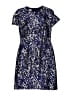 Hobbs London 100% Polyester Print Blue Cocktail Dress Size 2 - photo 1