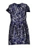Hobbs London 100% Polyester Print Blue Cocktail Dress Size 2 - photo 2