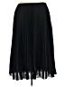 Talbots 100% Polyester Solid Black Formal Skirt Size 12 - photo 1