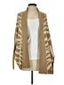 Impressions Animal Print Tan Cardigan Size S - photo 1