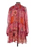 Fate 100% Polyester Paisley Red Casual Dress Size S - photo 2