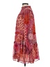 Fate 100% Polyester Paisley Red Casual Dress Size S - photo 5