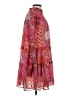 Fate 100% Polyester Paisley Red Casual Dress Size S - photo 4