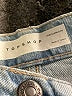 Topshop Blue Denim Shorts Size 4 - photo 3