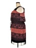 En Focus Studio Polka Dots Floral Red Cocktail Dress Size 16 - photo 5