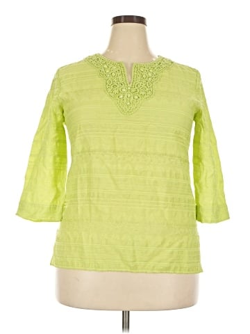 Alfred Dunner 3/4 Sleeve Top (view 1)