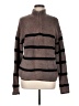 Copper Key Stripes Brown Pullover Sweater Size M - photo 1