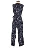 R&K Floral Blue Jumpsuit Size 4 - photo 2