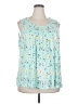 Popyoung Teal Sleeveless Blouse Size 4X - photo 1