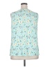 Popyoung Teal Sleeveless Blouse Size 4X - photo 2