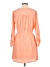 Alya 100% Polyester Solid Orange Casual Dress Size L - photo 2