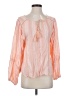 Ariat 100% Rayon Orange Long Sleeve Blouse Size S - photo 1