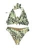 Venus Animal Print Green Two Piece Swimsuit Size L - photo 1