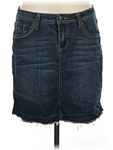 Earl Jean Denim Skirt (view 1)
